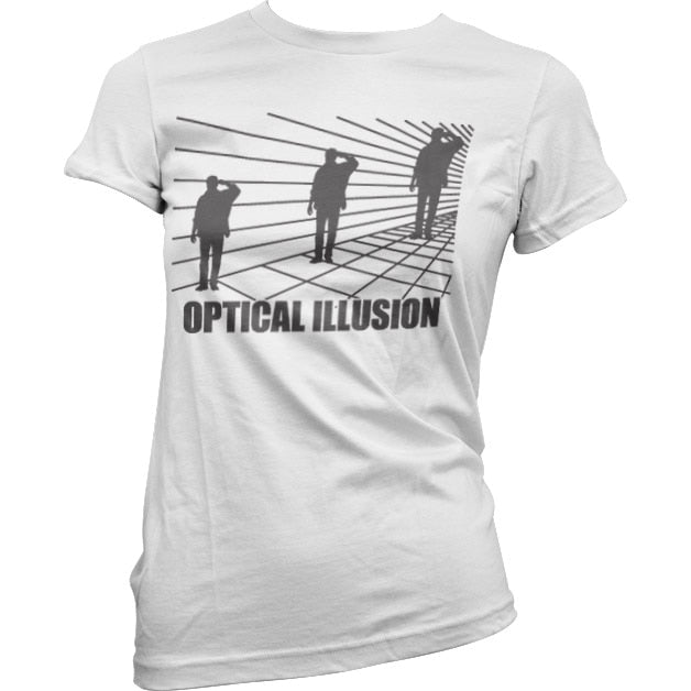 Optical Illustion - Perspective Girly T-Shirt