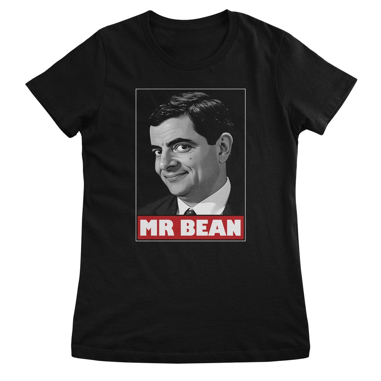 Mr Bean Portrait Girly Tee