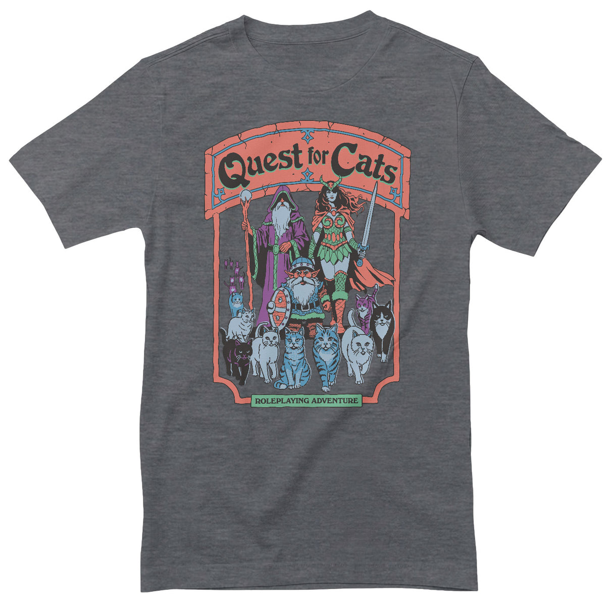 Steven Rhodes - Quest For Cats T-Shirt