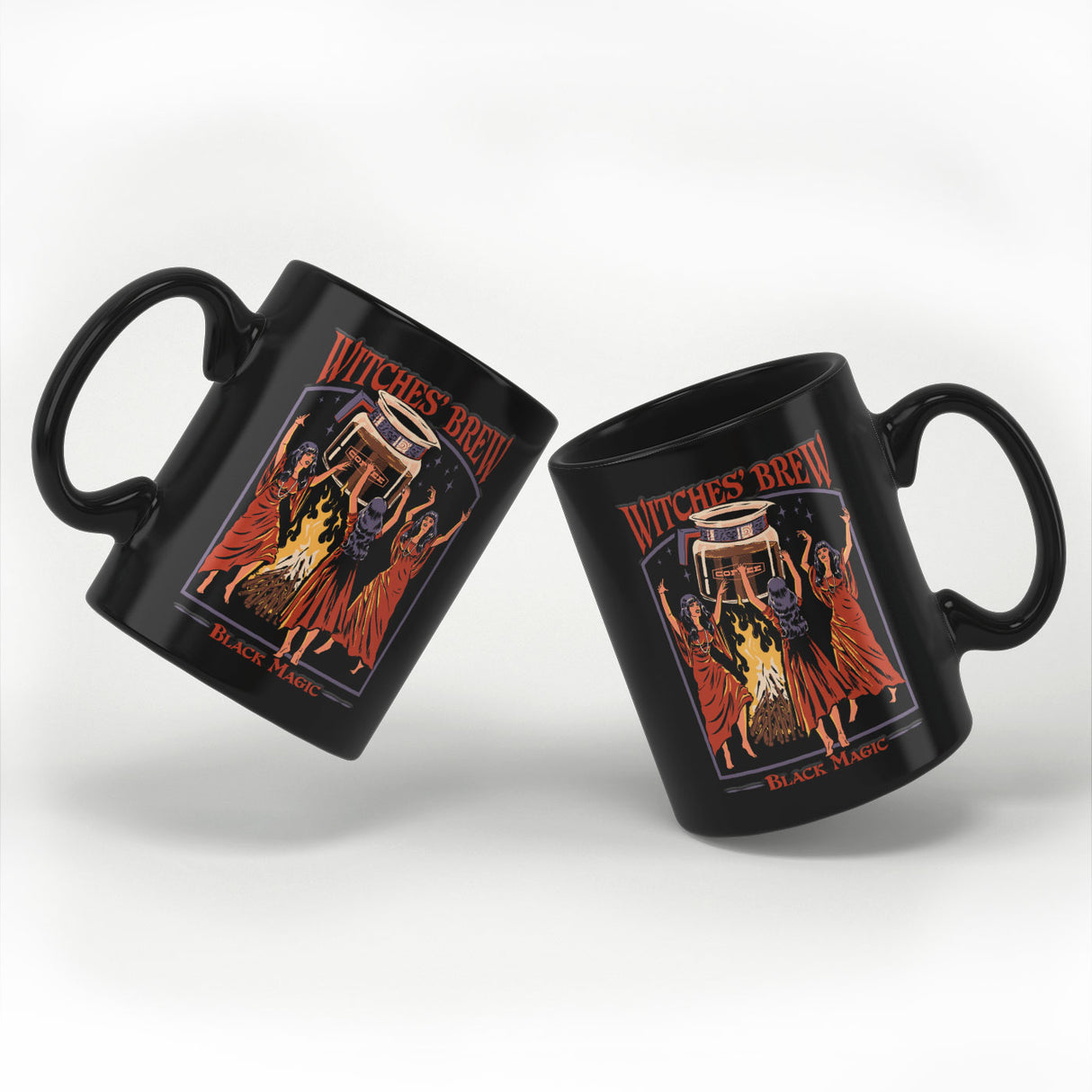 Steven Rhodes - Witches' Brew Black Magic Mug