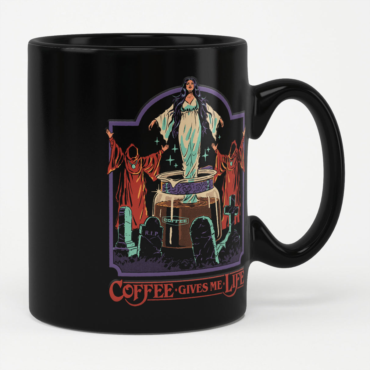 Steven Rhodes - Coffee Gives Me Life Mug