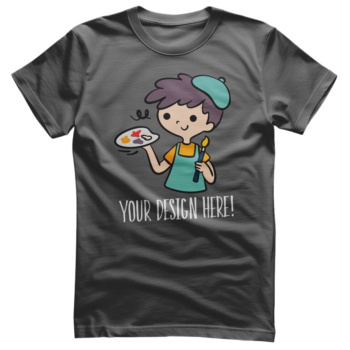 Design Your Own T-Shirt - Dark Grey
