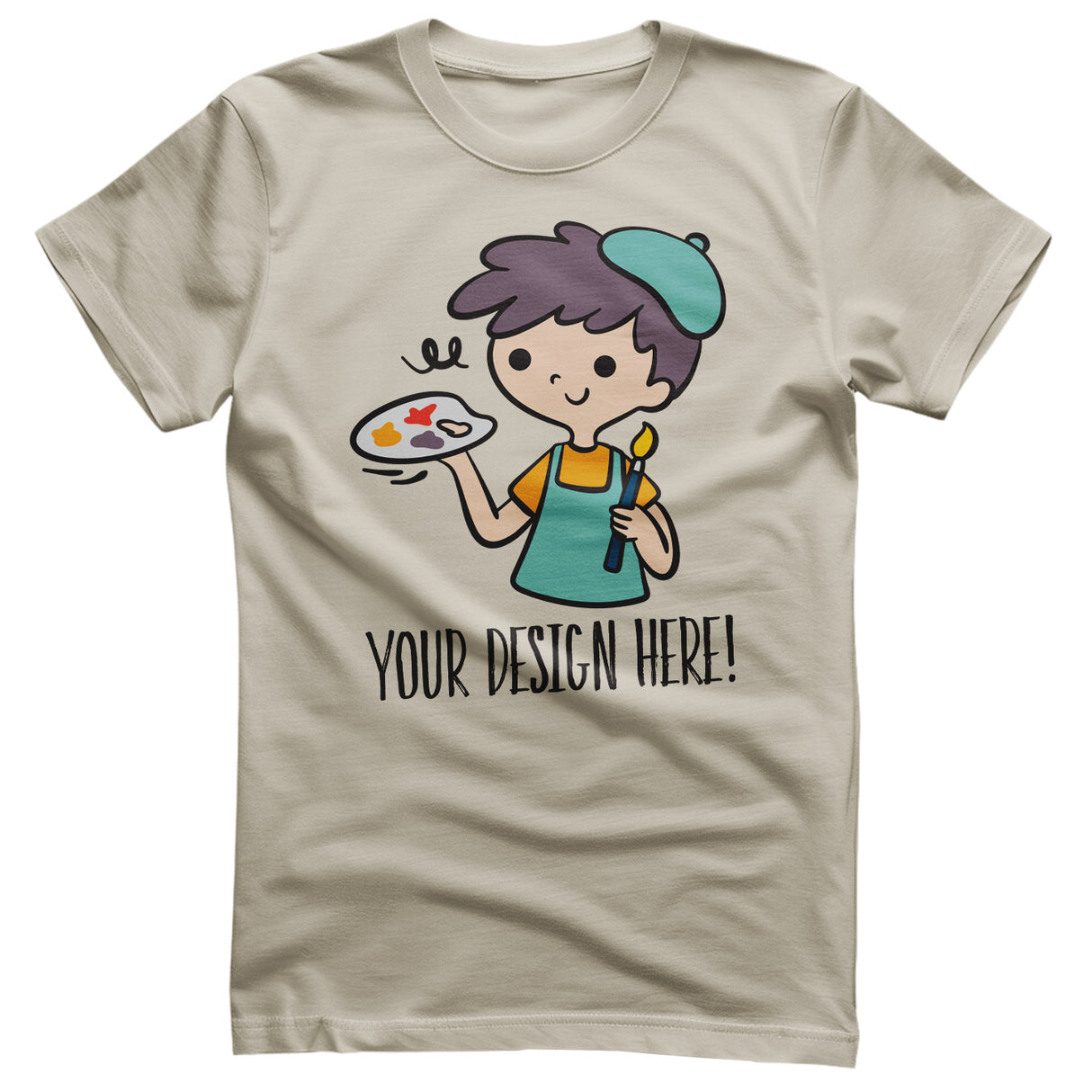 Design Your Own T-Shirt - Khaki