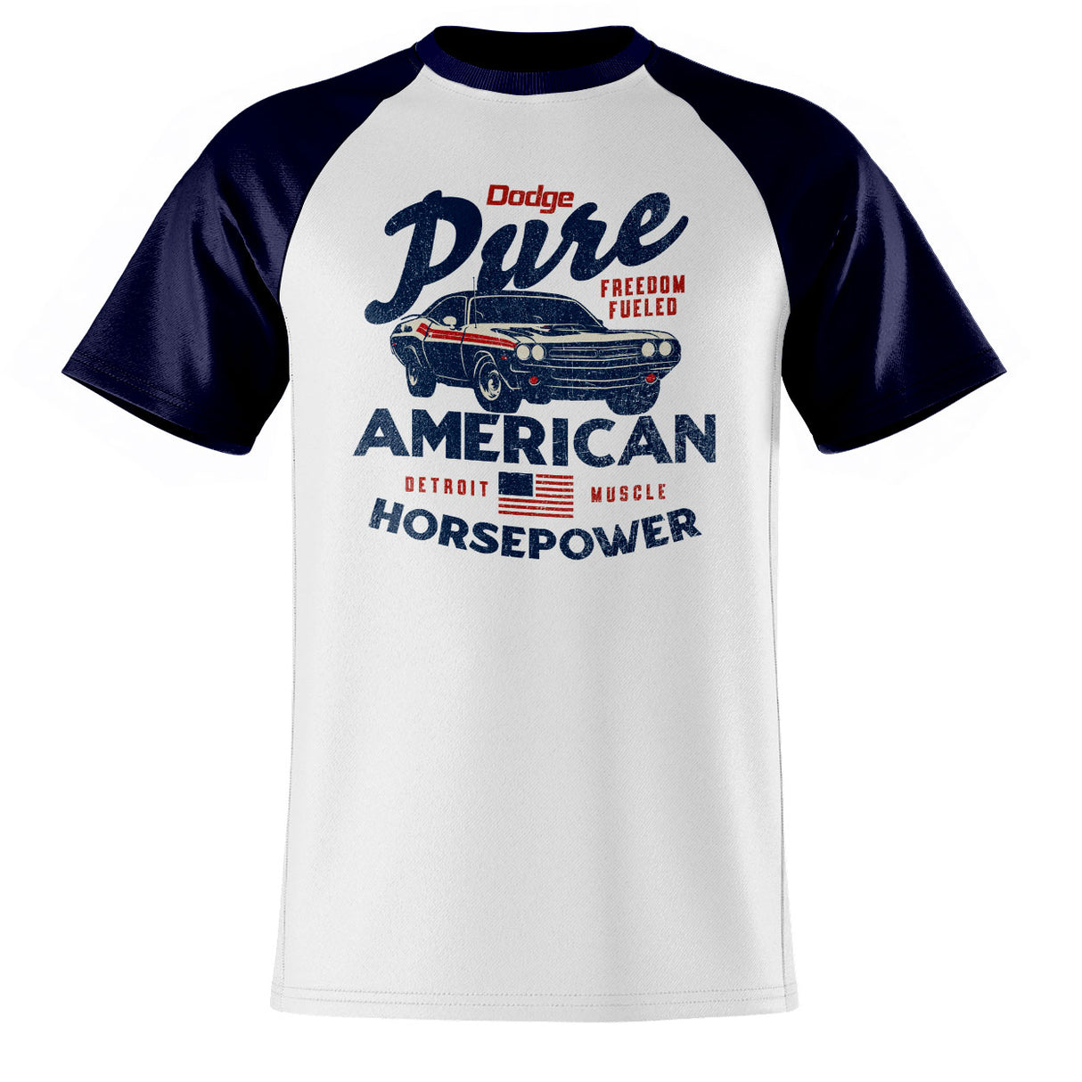 Dodge - Pure Horsepower Baseball T-Shirt