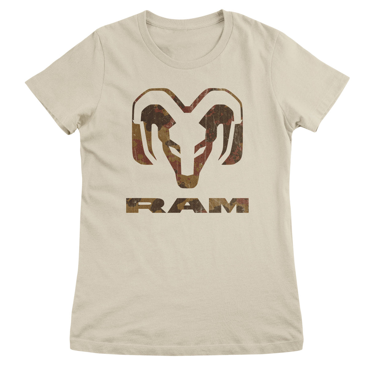 RAM Vintage Camo Logo Girly Tee