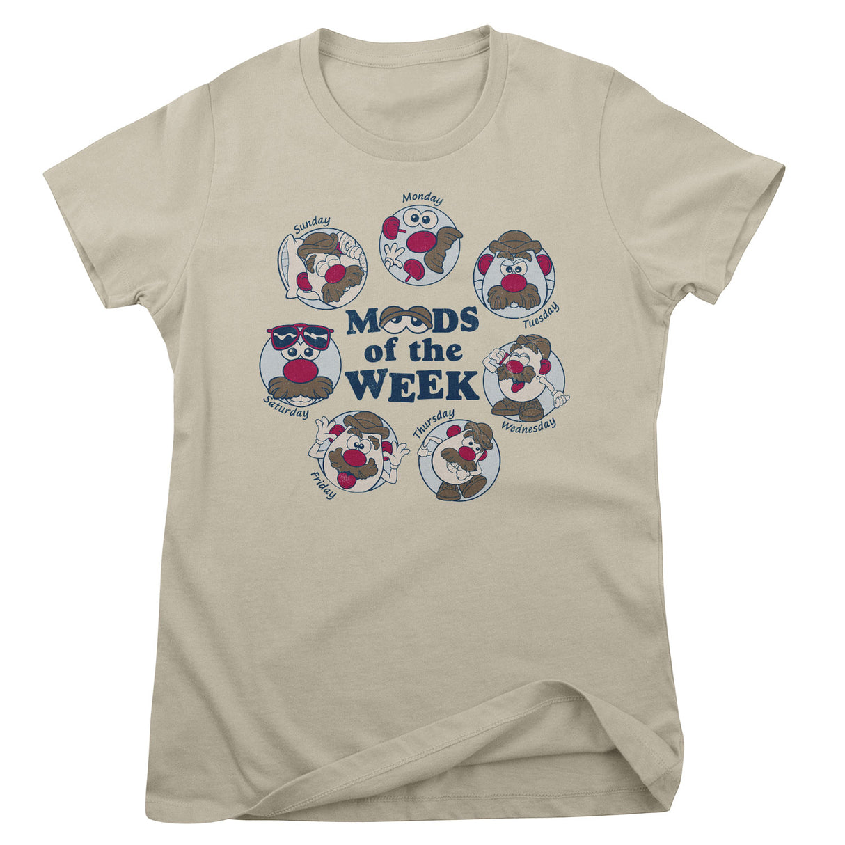 Mr Potato Head - Moods of the Week Girly Tee