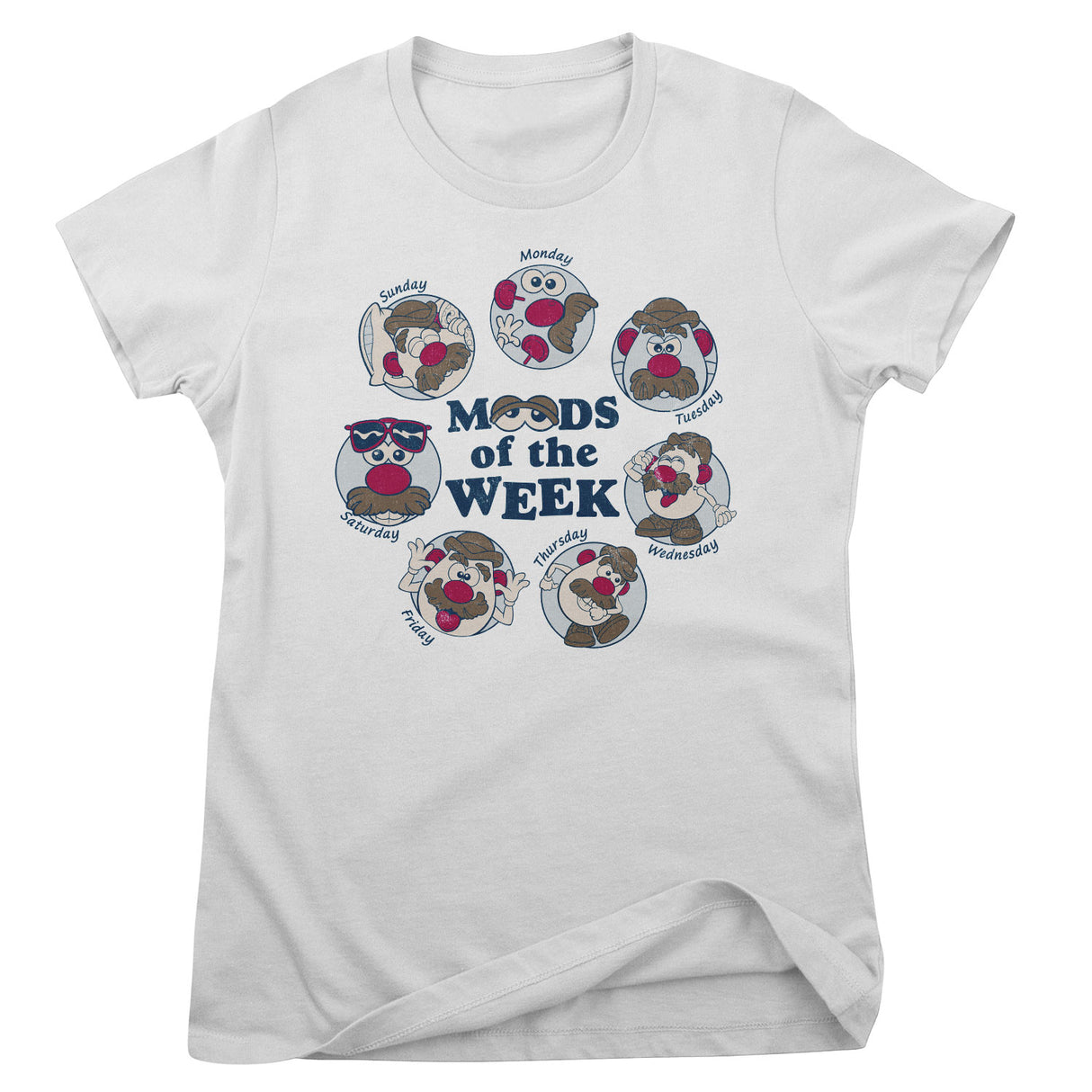 Mr Potato Head - Moods of the Week Girly Tee