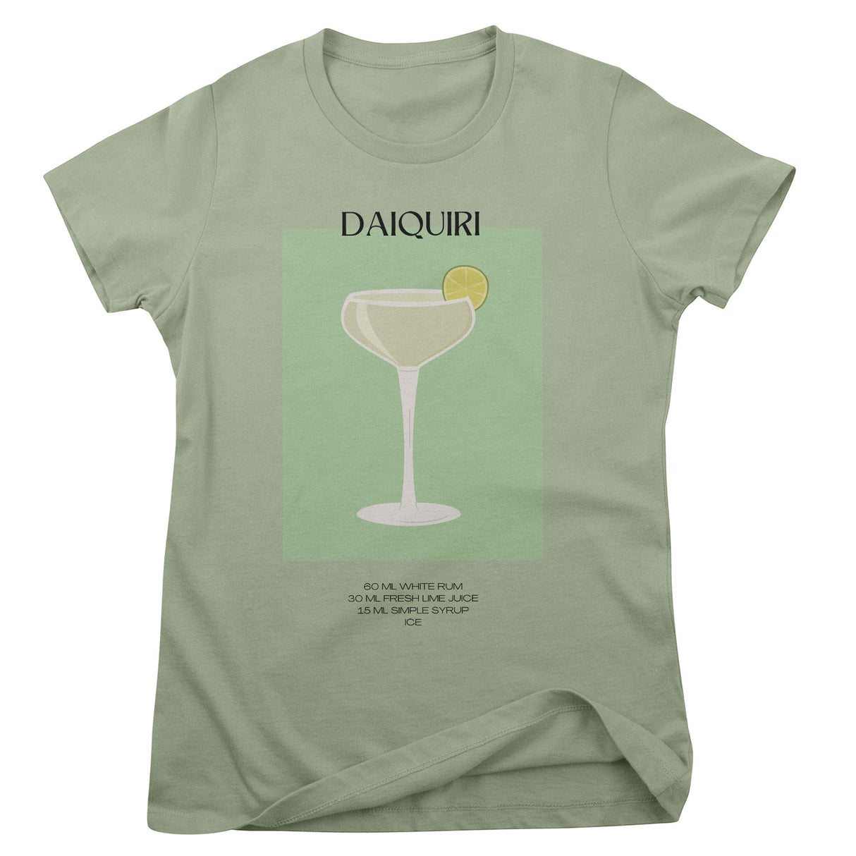 Daiquiri - Coctail Recipe Girly Tee