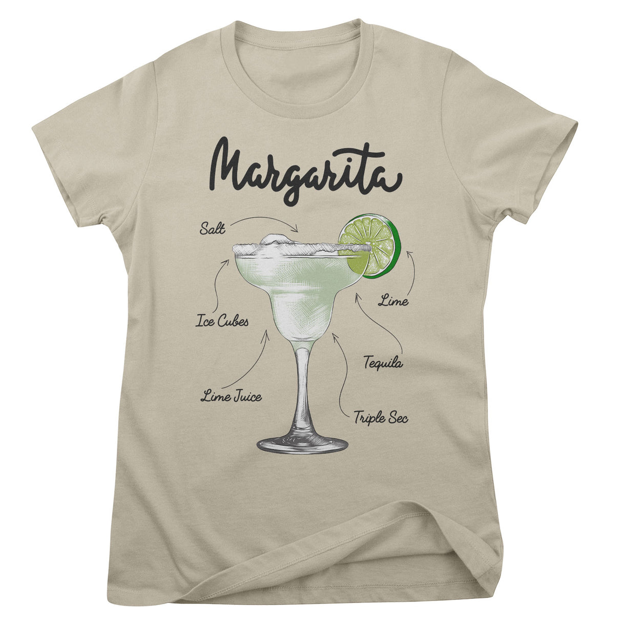 Margarita - Ingredients Girly Tee