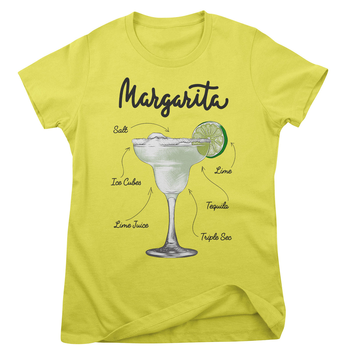 Margarita - Ingredients Girly Tee