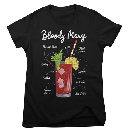 Bloody Mary - Ingredients Girly Tee