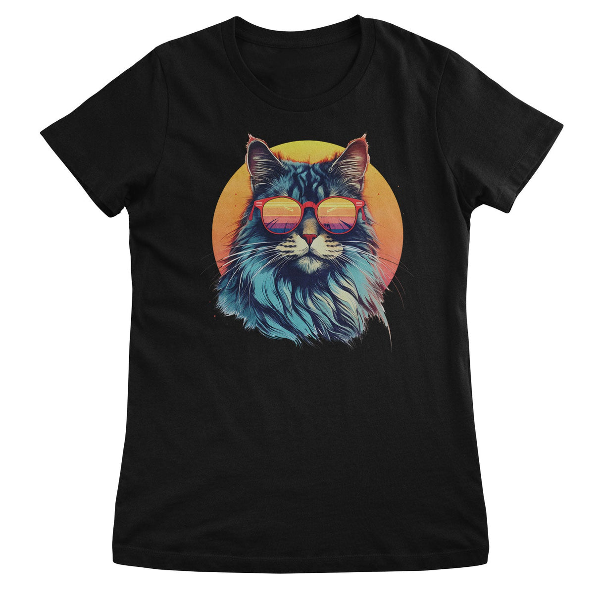 Sunset Cat Shades Top