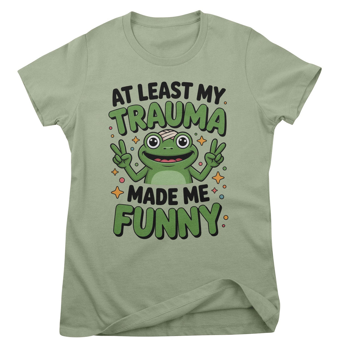 Trauma Made Me Funny Girly Top