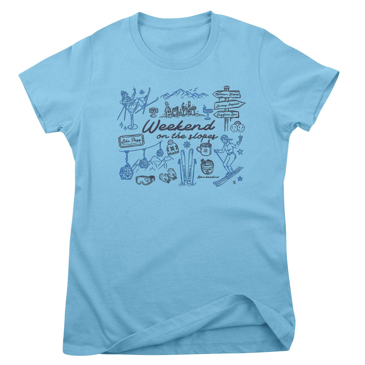 Weekend On The Slopes Girly Top