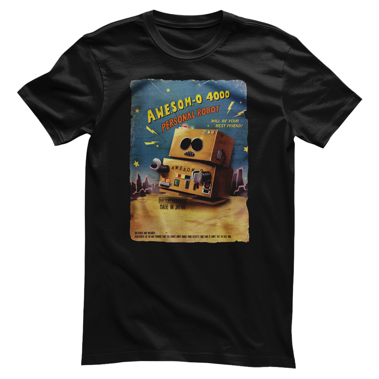 A.W.E.S.O.M.-0 4000 Personal Robot T-Shirt