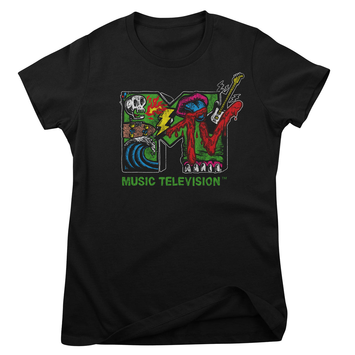MTV Skate & Punk Logo Girly Tee