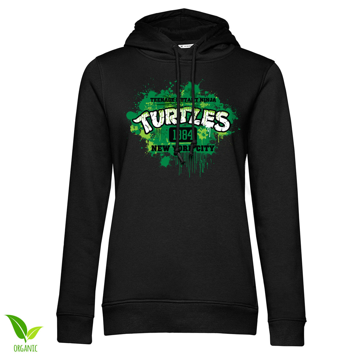 Turtles Graffiti Splash Girly Hoodie