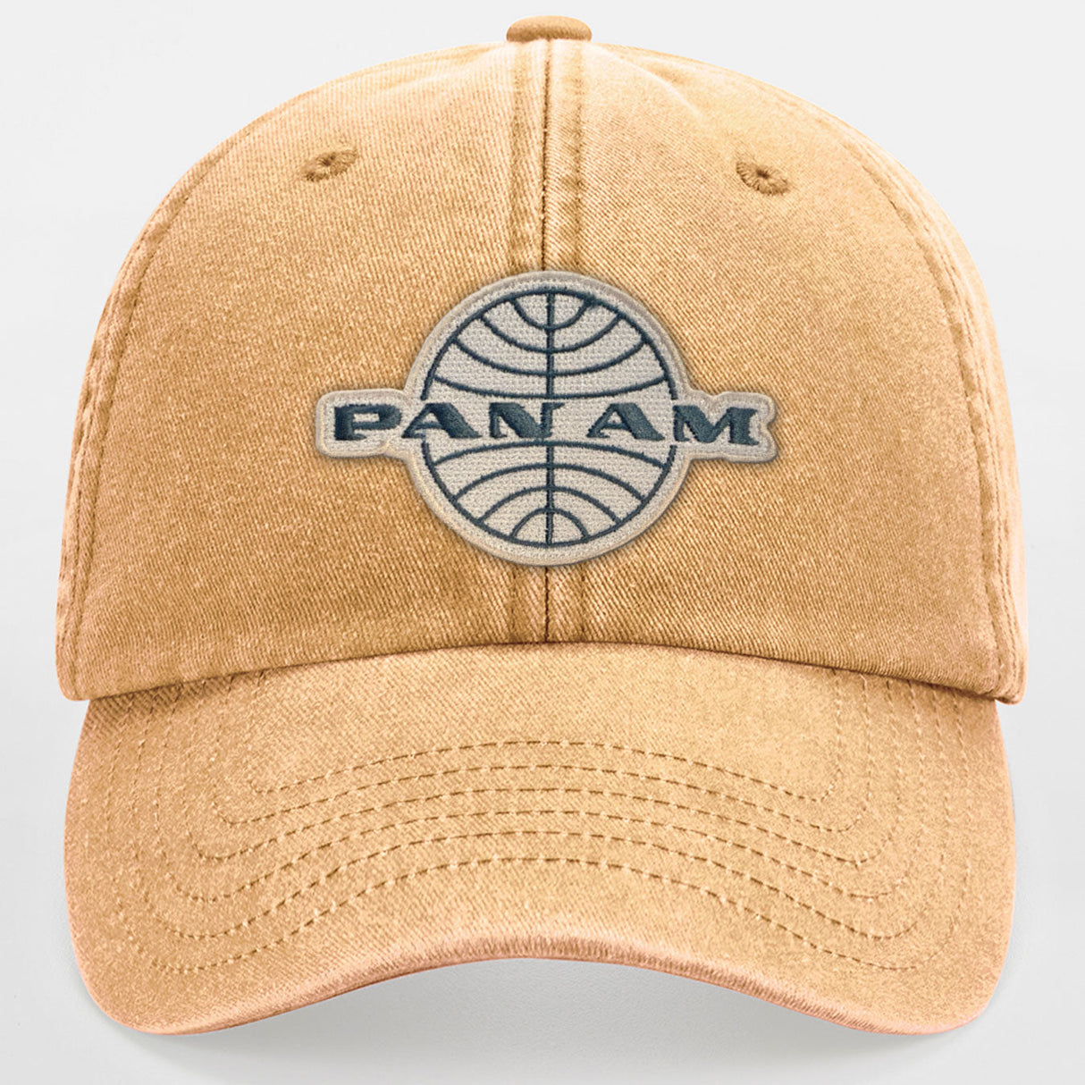Pan-Am Retro Logo Patch Vintage Low Profile Cap