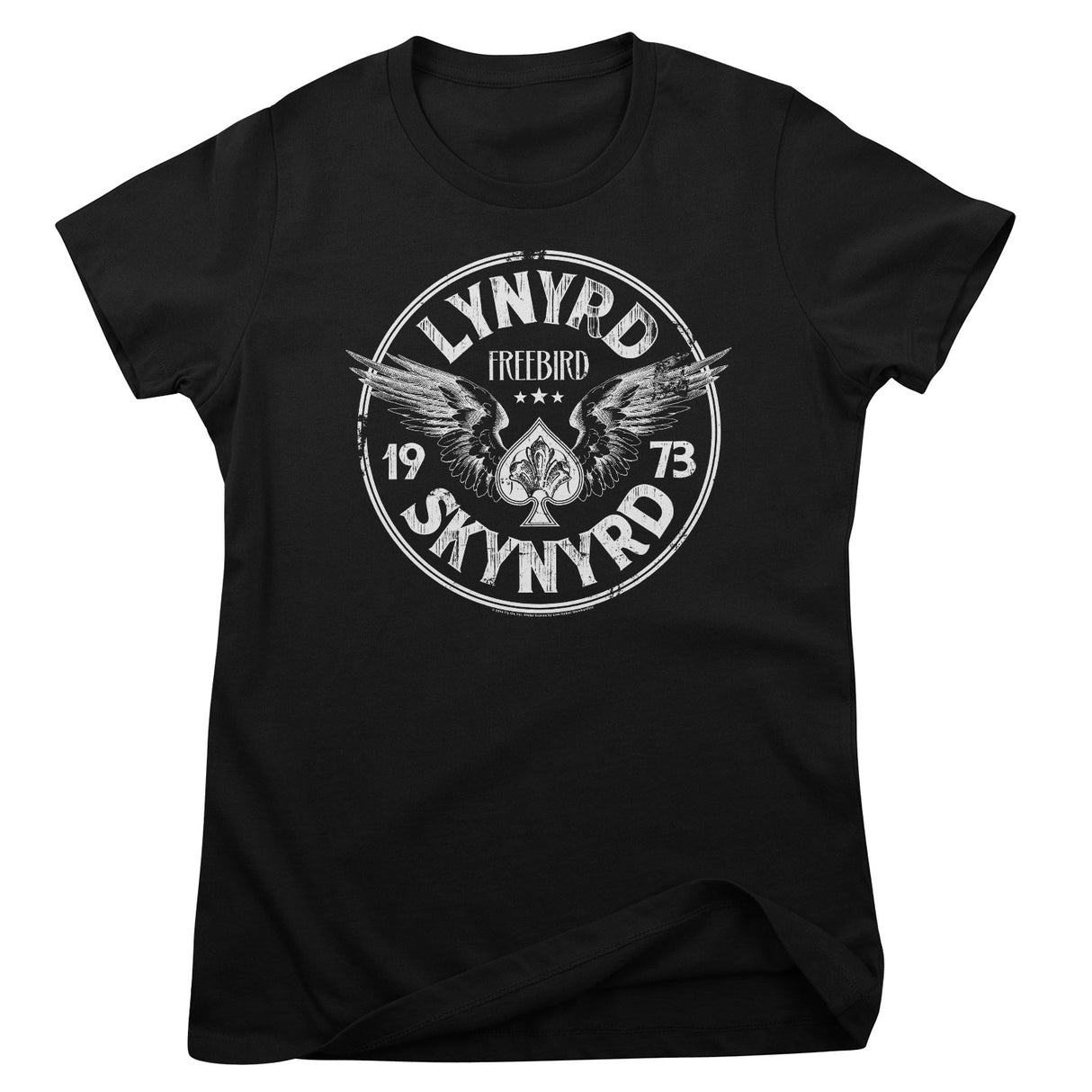 Lynyrd Skynyrd 1973 Circle Patch Girly Tee