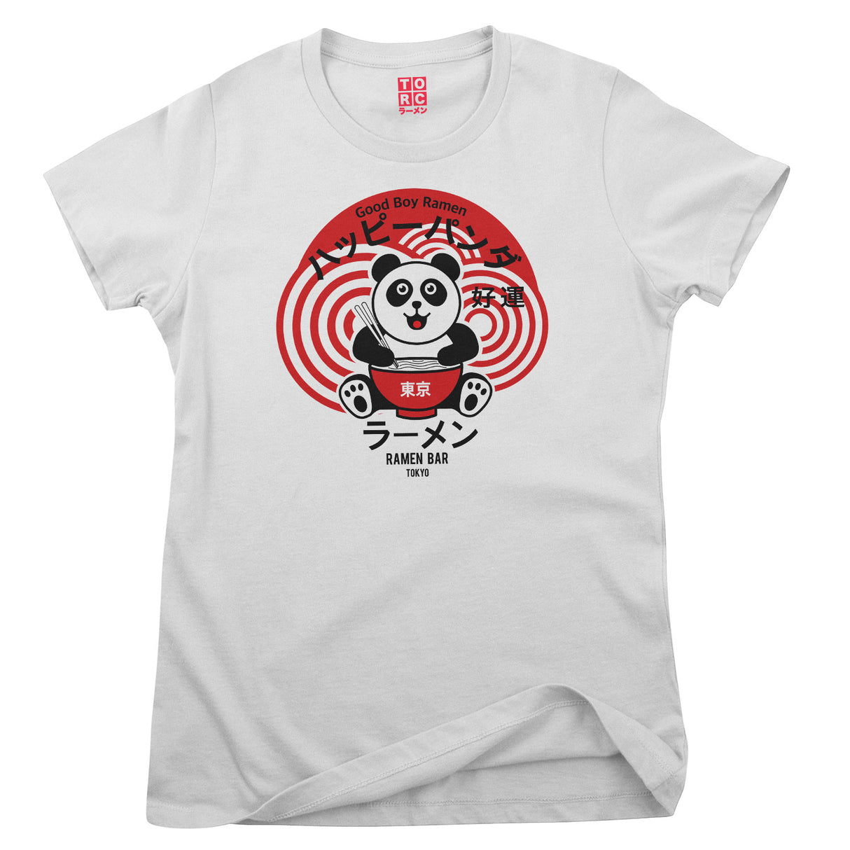 Good Boy Ramen Panda Girly Tee