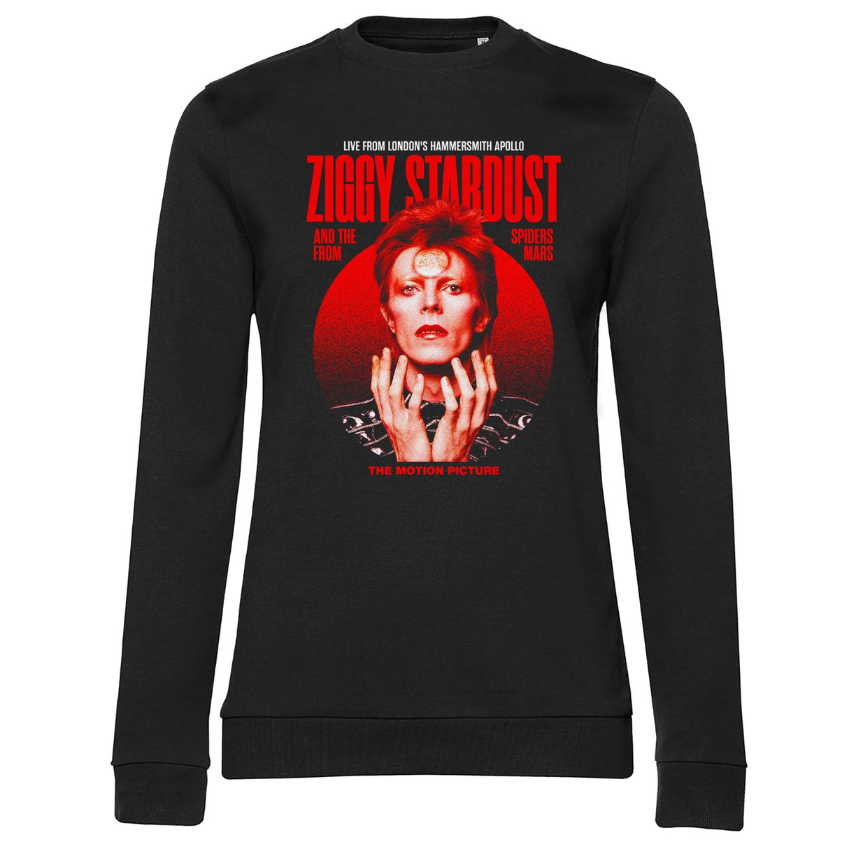 David Bowie - Ziggy Stardust Motion Picture Girly Sweatshirt