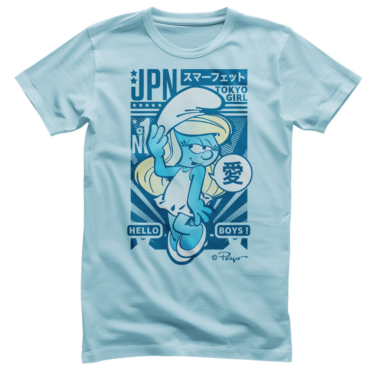 The Smurfs - Tokyo Girl T-Shirt