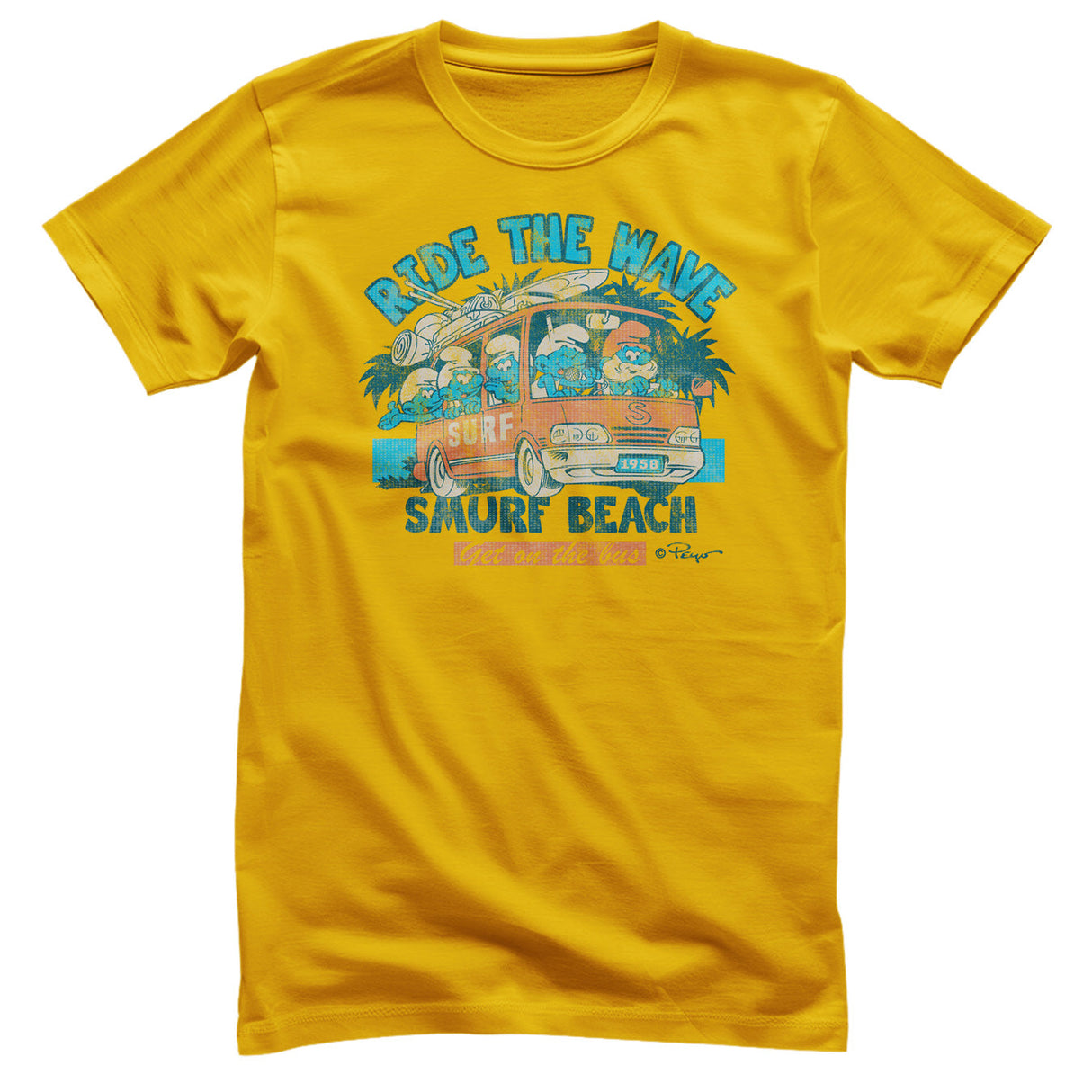 Ride The Wave - Smurf Beach T-Shirt