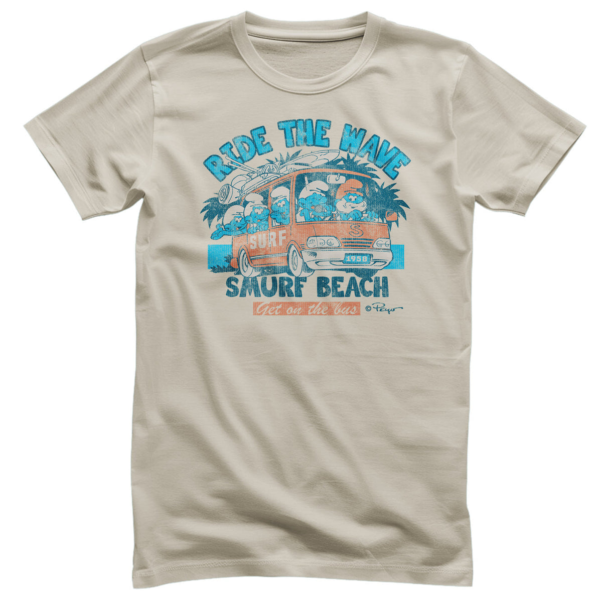 Ride The Wave - Smurf Beach T-Shirt