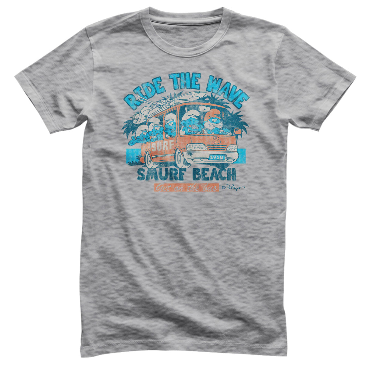 Ride The Wave - Smurf Beach T-Shirt