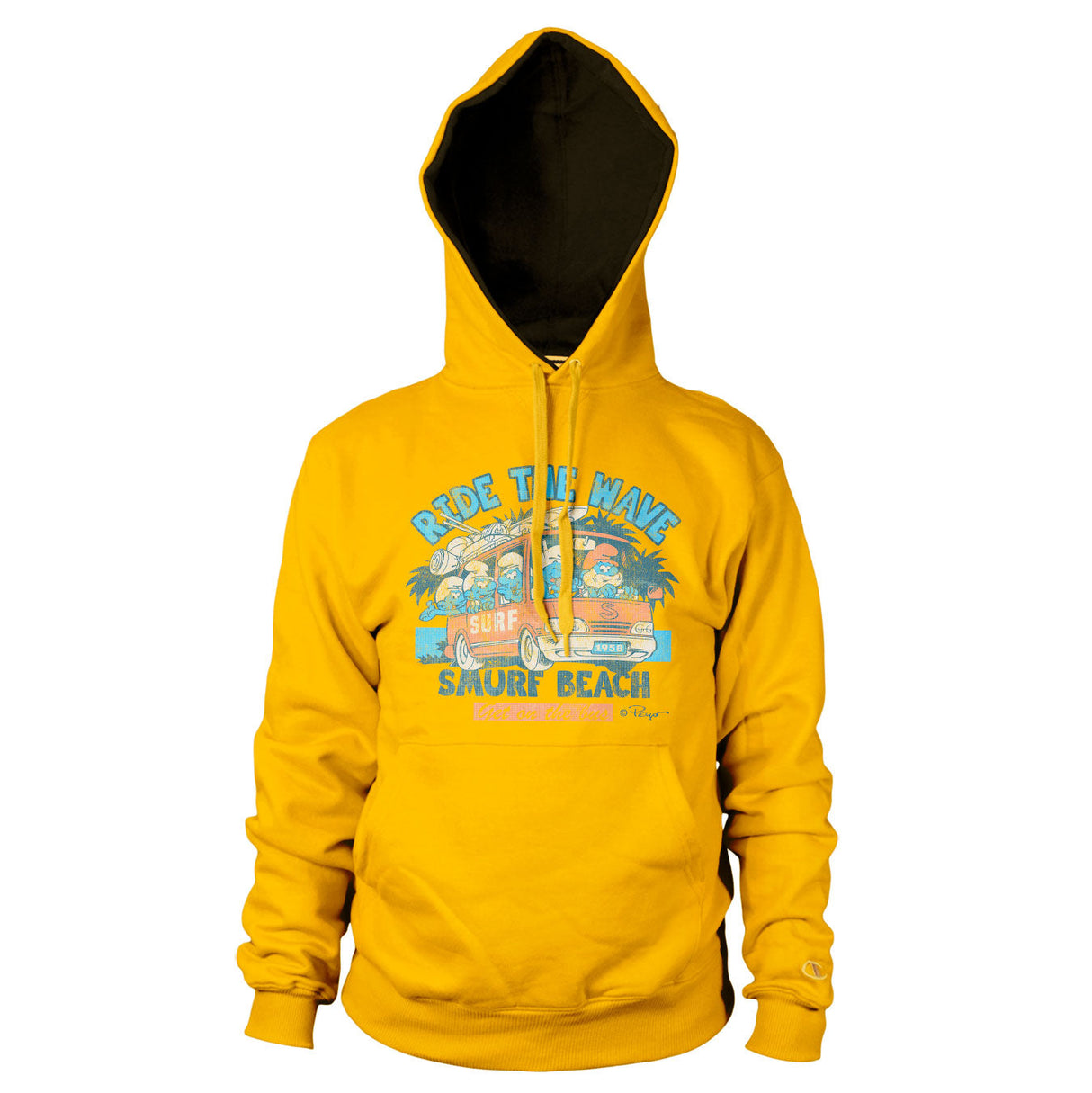 Ride The Wave - Smurf Beach Hoodie