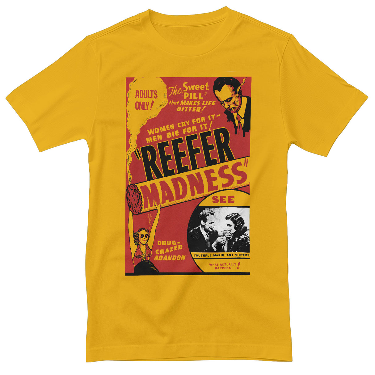 Reefer Madness Vintage Poster T-Shirt