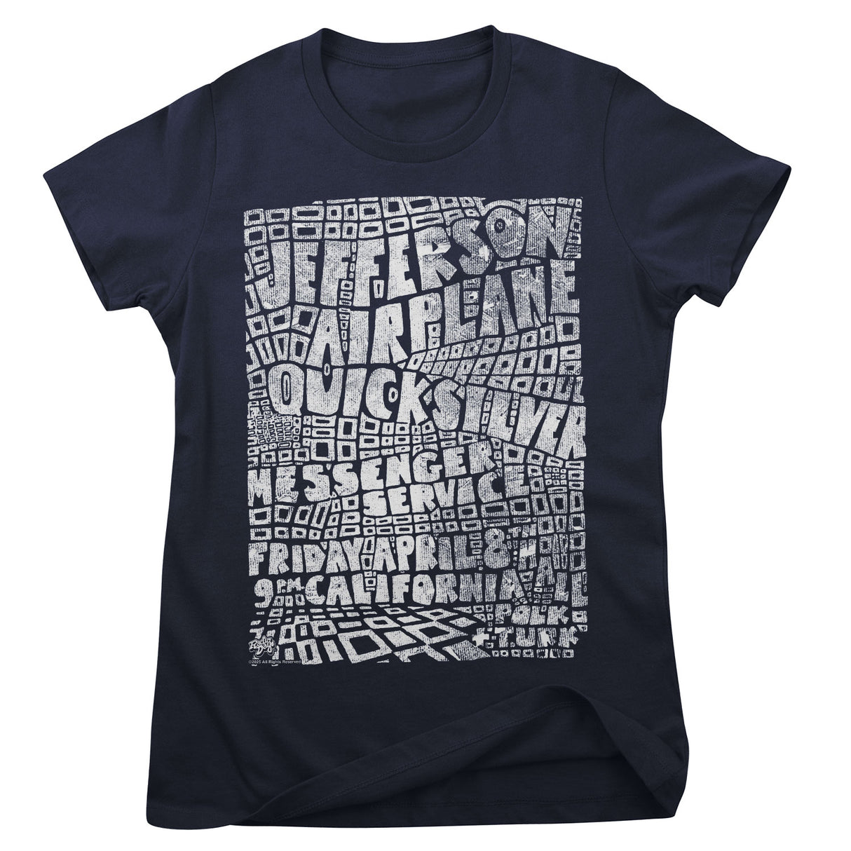 Jefferson Airplane Quicksilver Messenger Service Girly Tee