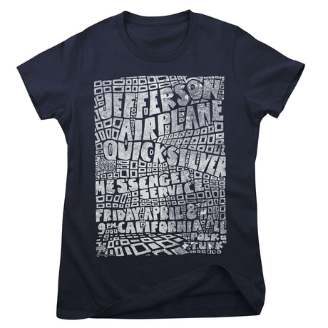 Jefferson Airplane Quicksilver Messenger Service Girly Tee