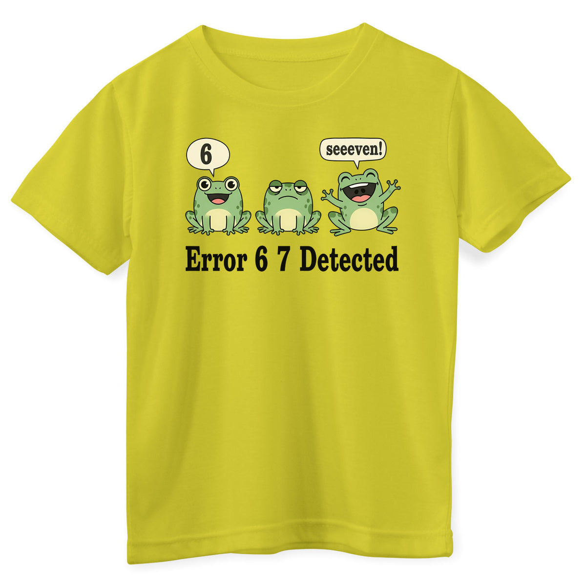 Error Six Seven Detected Kids Tee