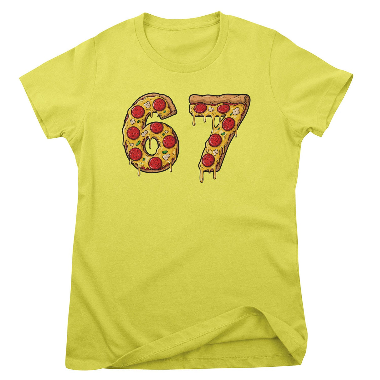 Six Seven Pizza Slice Top