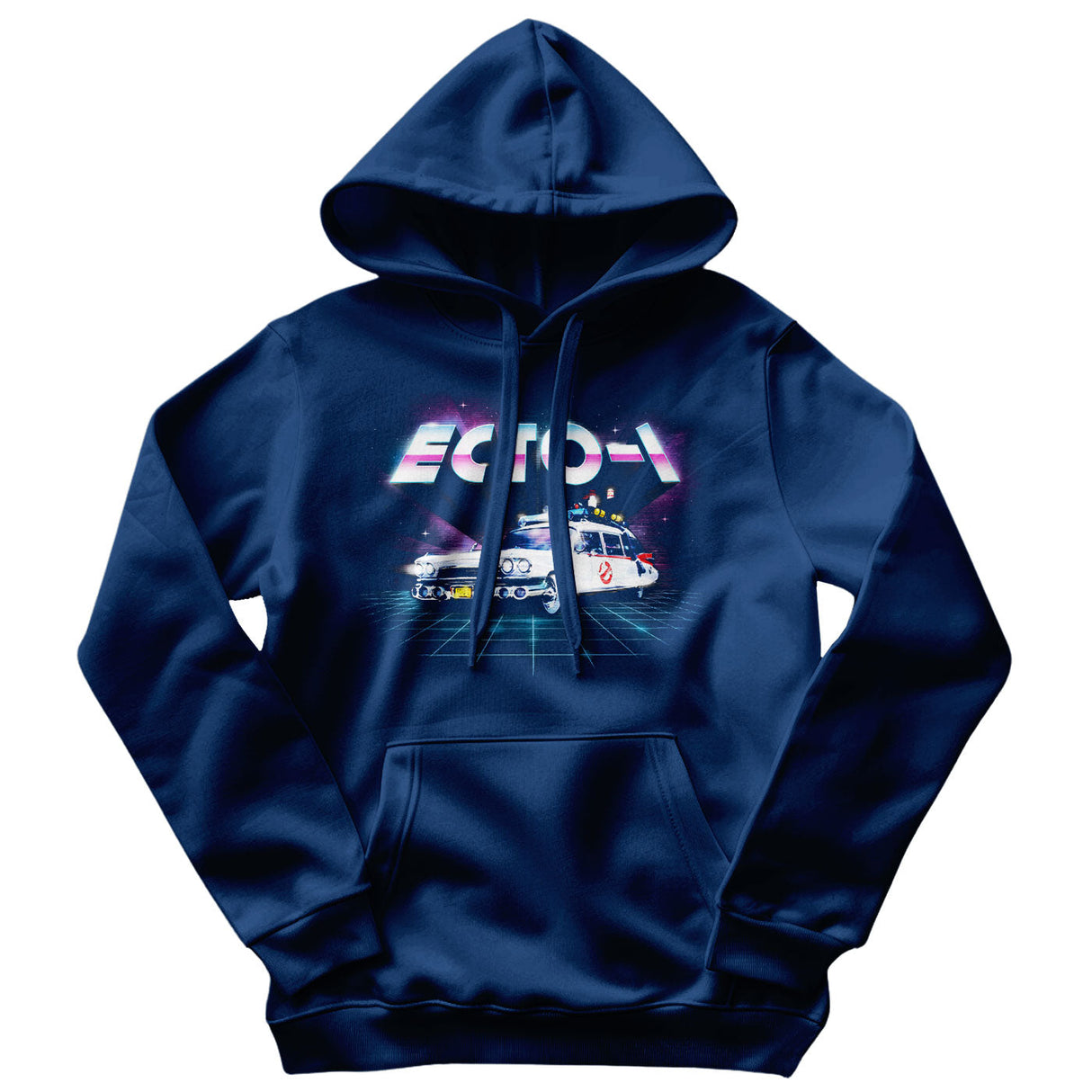 ECTO-1 80's Neon Grid Hoodie