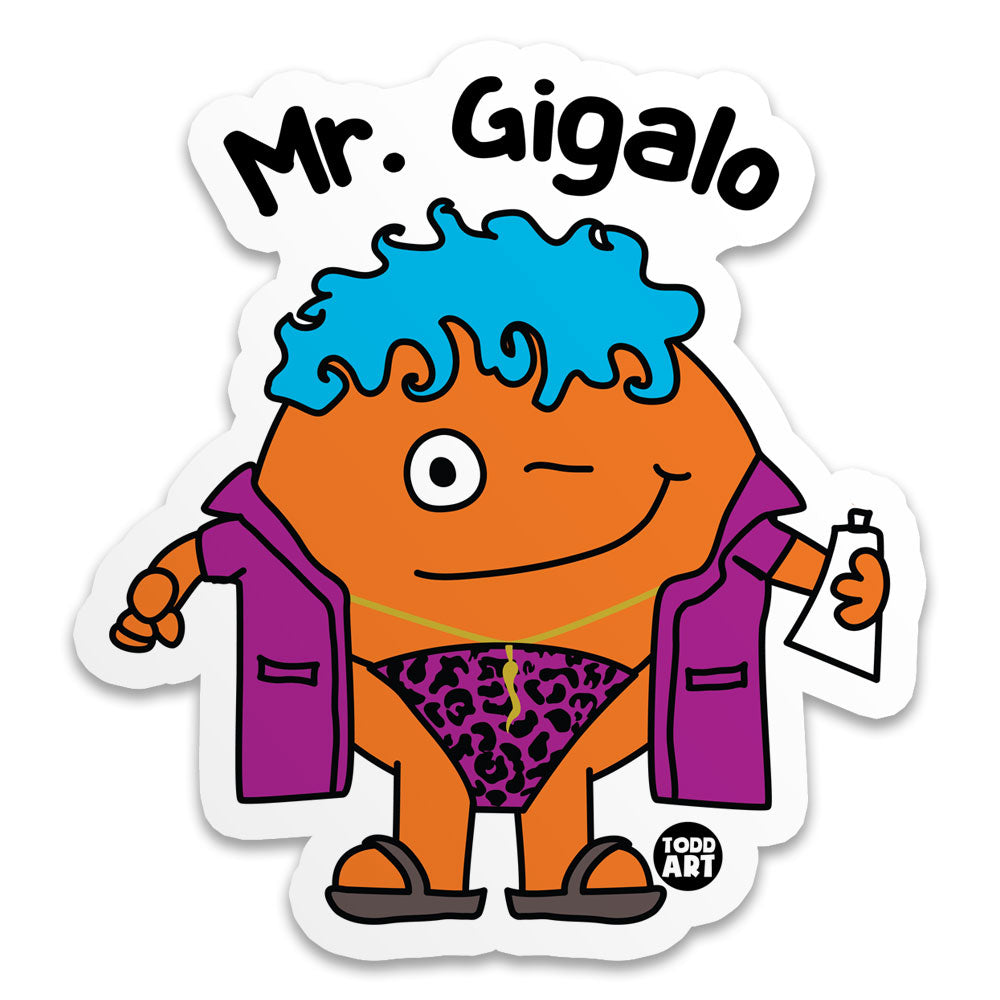 Mr Gigalo Sticker
