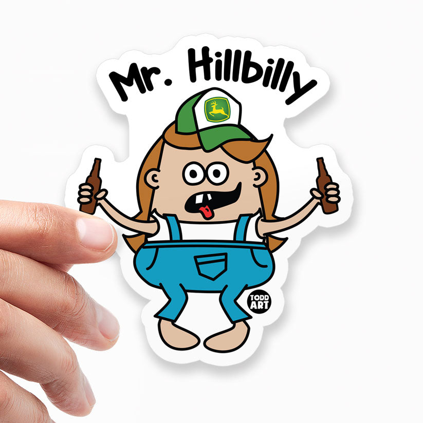 Mr Hillbilly Sticker
