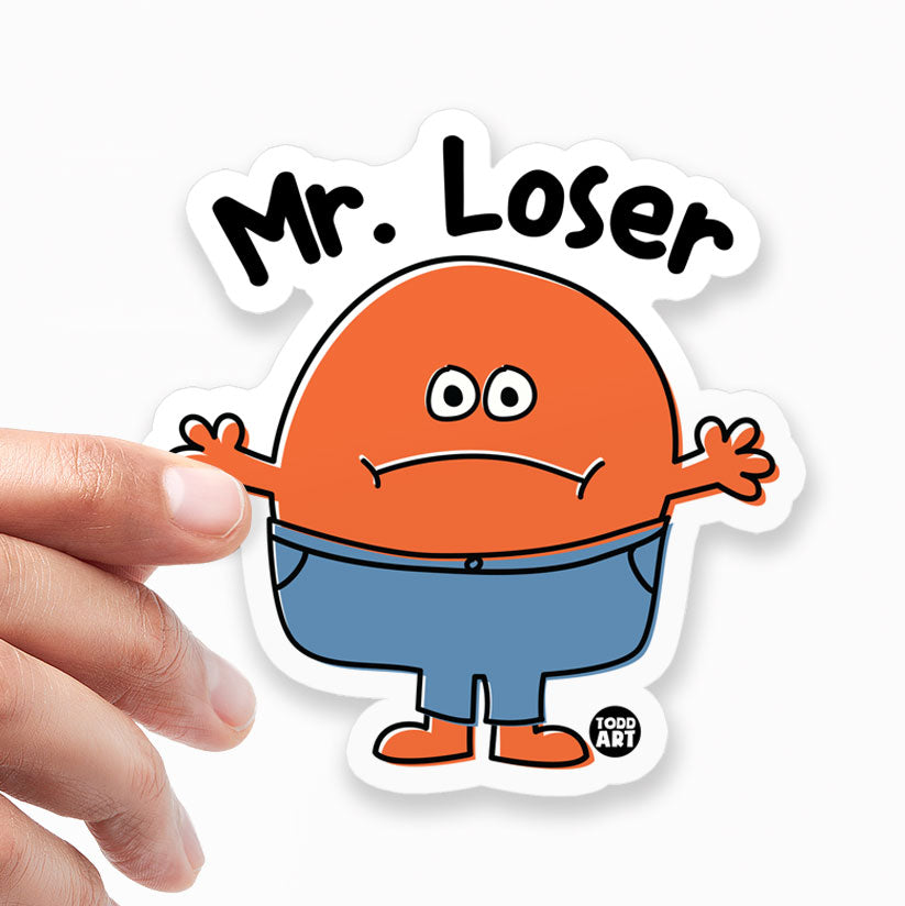 Mr Loser Sticker