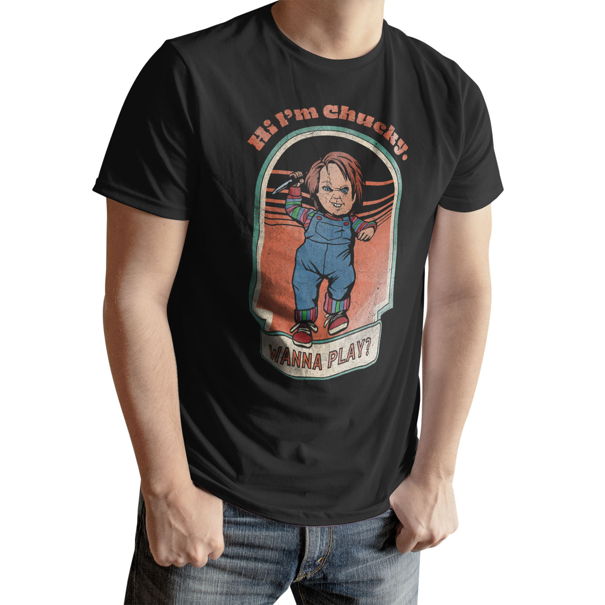 Chucky - Wanna Play? Distressed T-Shirt