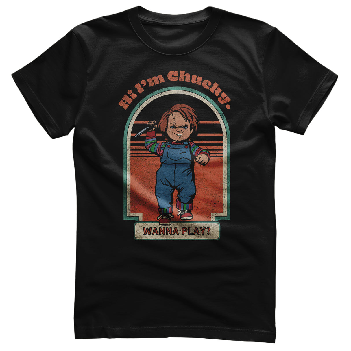 Chucky - Wanna Play? Distressed T-Shirt