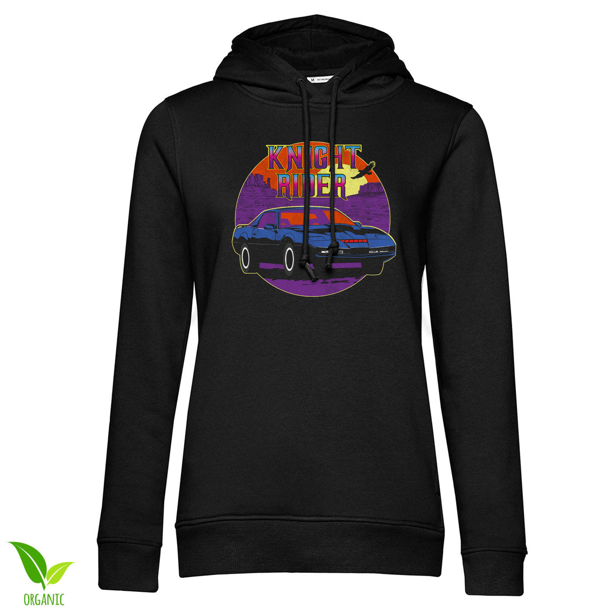 Kight Rider Retro Sunset Girly Hoodie