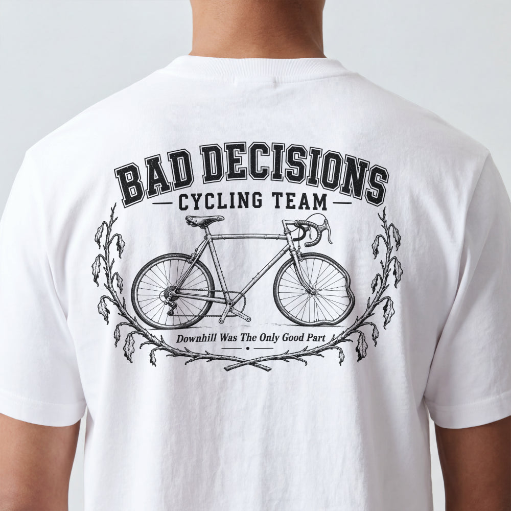 Bad Decisions Cycling Team T-Shirt