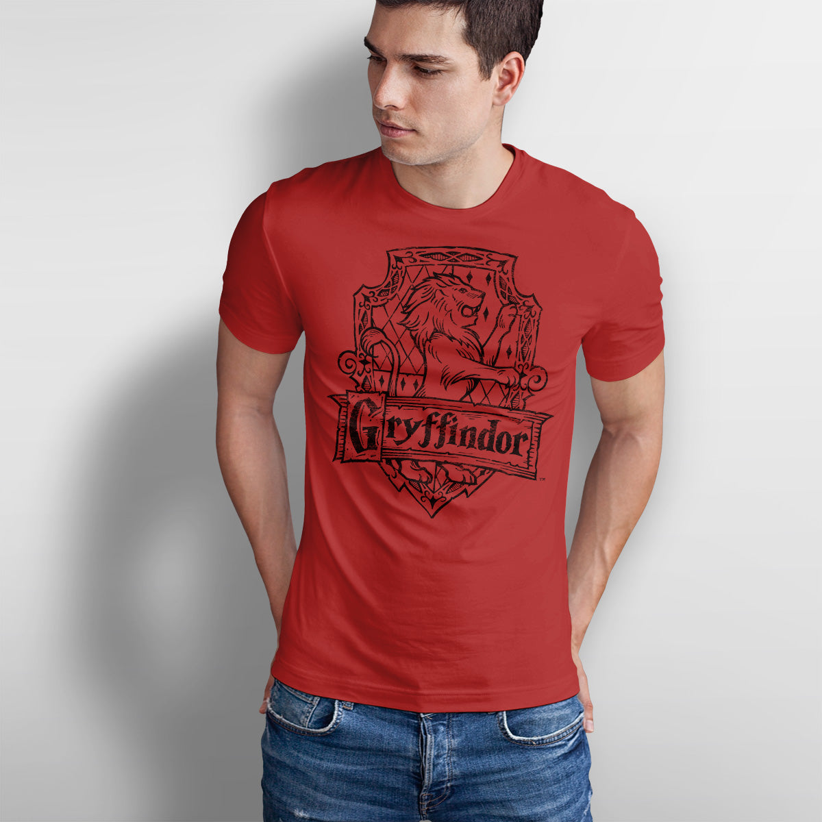 Harry Potter Gryffindor Washed Crest T-Shirt