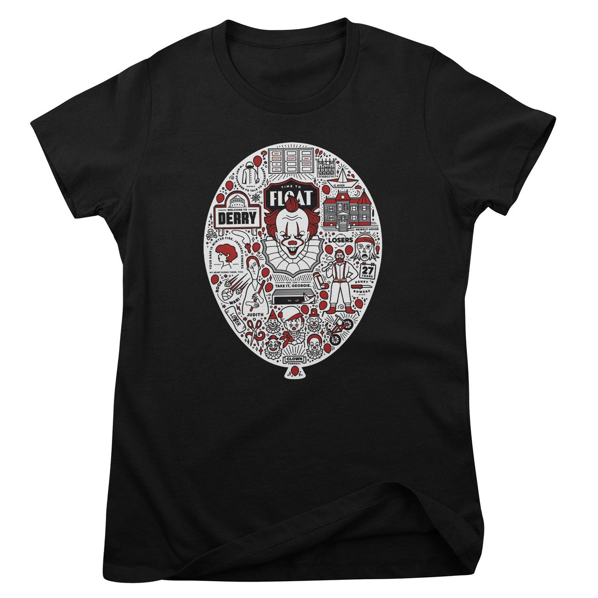 IT Balloon Icons Girly Tee