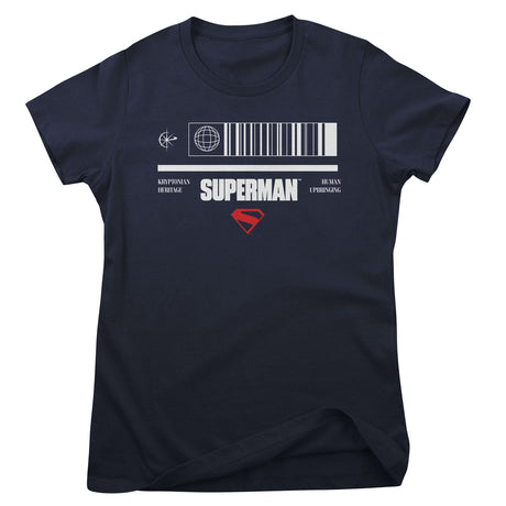 SUPERMAN Barcode Girly Tee