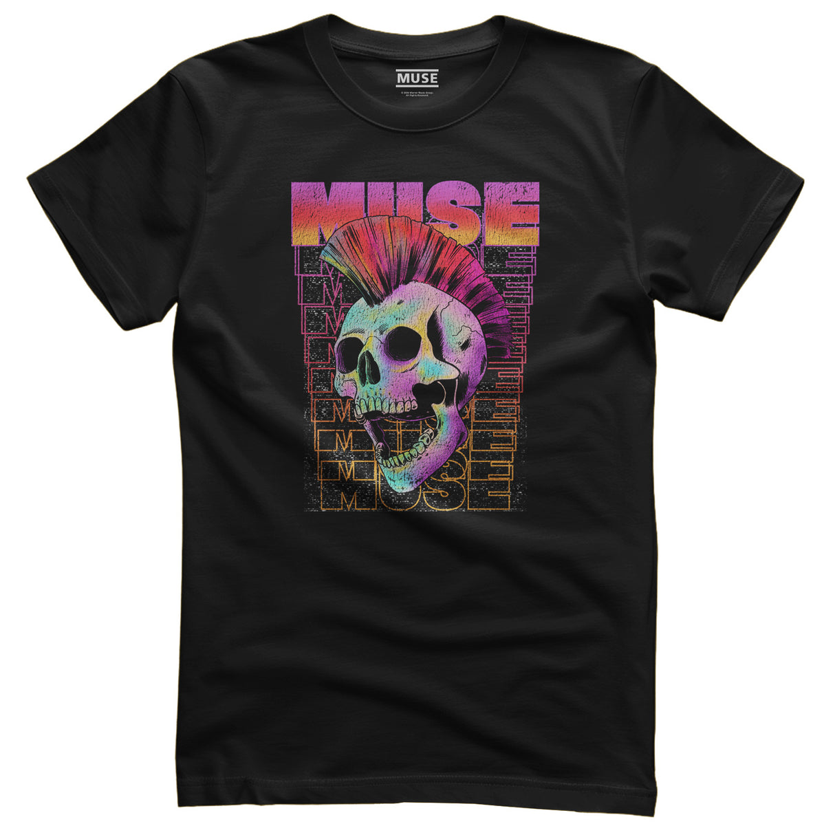 MUSE Mohawk Skull T-Shirt