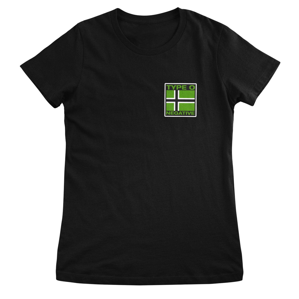 Type O Negative Chest Flag Girly Tee