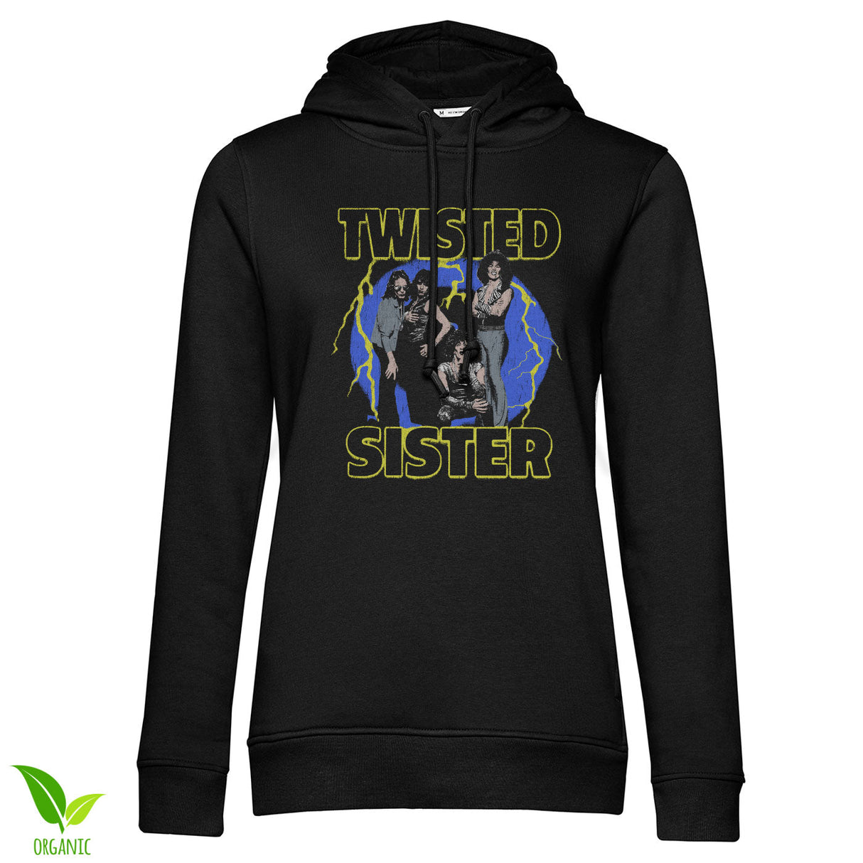 Twisted Sister Vintage Lightning Girly Hoodie