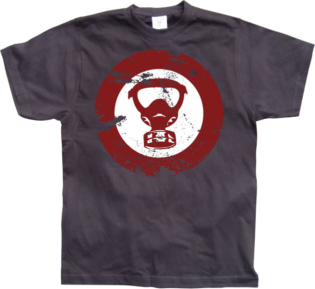 Gas Mask Icon Grunge T-Shirt